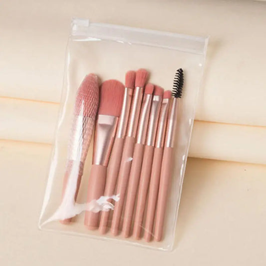 Mini Makeup Brush Set – 8 Piece - Harmozin image 2