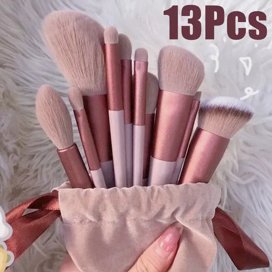 Essential Makeup Brush Set – 13 Piece - Harmozin image 1