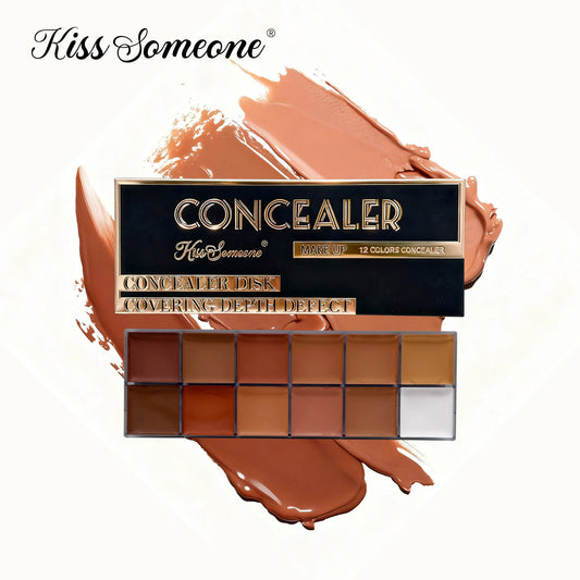 12-Shade Complexion & Concealer Palette - Harmozin image 1