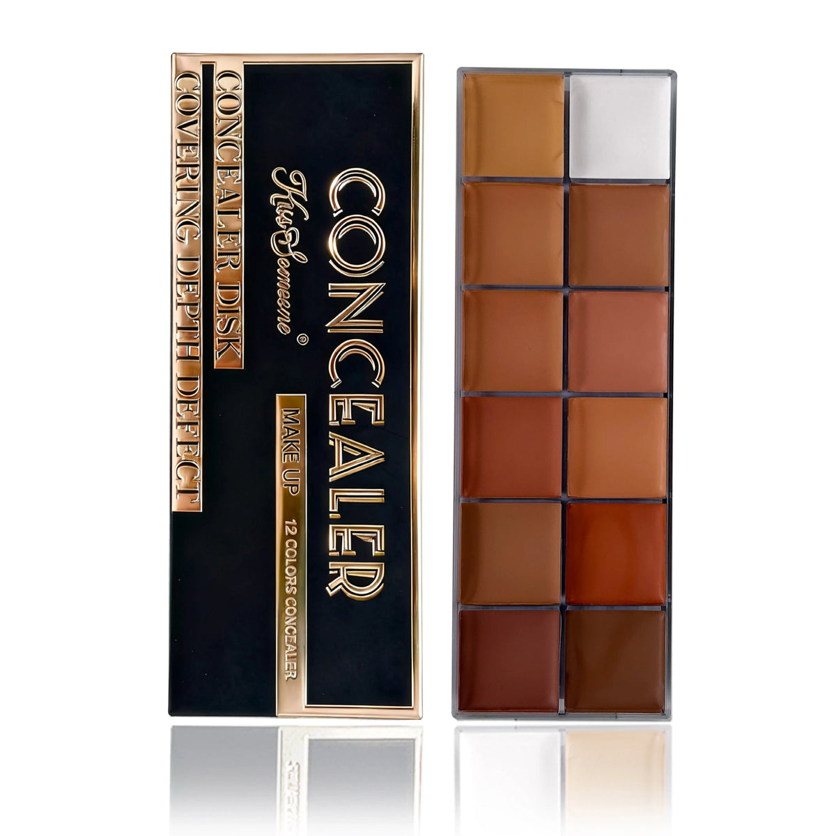 12-Shade Complexion & Concealer Palette - Harmozin image 5